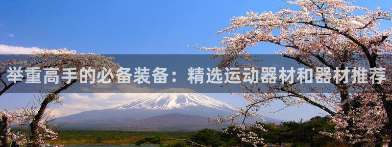 好博体育官网下载招商电话号码：举重高手的必备装备：精选运动器